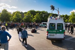 Tiergarten-Demo, Polizei